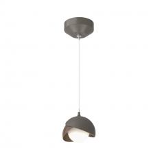 Hubbardton Forge - Canada 161183-SKT-STND-07-05-GG0711 - Brooklyn Double Shade Low Voltage Mini Pendant