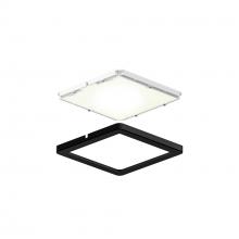 Dals K4006SQ-4K-BK - Kit of 3 Ultra Slim Square Under Cabinet Puck Lights