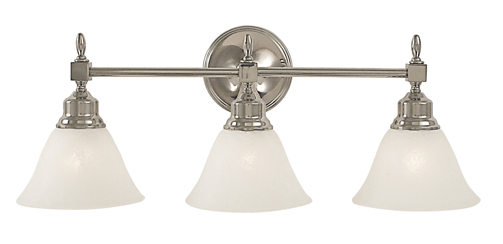 3-Light Polished Brass Taylor Sconce