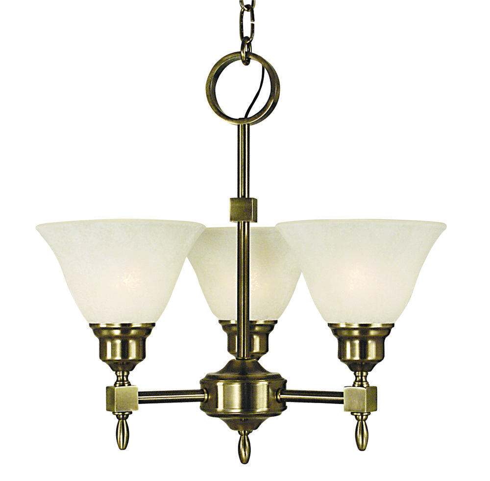 3-Light Polished Nickel Taylor Mini Chandelier