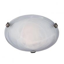 Russell Lighting 341-716 - Malibu Flush Mount Brushed Chrome