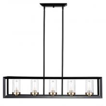 Russell Lighting 411-441/BLK/SG - Heartland Chandeliers Black