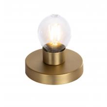 Russell Lighting FM7191/SG - Coy - 1 Light Ceiing Mount in Soft Gold