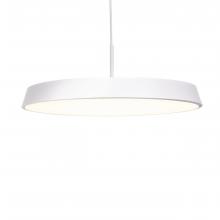 Russell Lighting PD2641/WH - Leeds - LED 20 Pendant in White