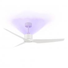 WAC Smart Fan Collection F-069U-MW - Terminator Matte White UV Ceiling Fan