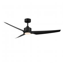 WAC Smart Fan Collection F-056L-MB - Stella Matte Black WITH LUMINAIRE