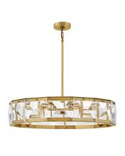 Fredrick Ramond Merchant FR30105HBR - Medium LED Drum Chandelier