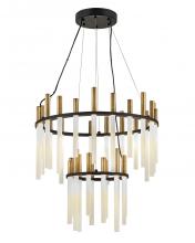 Fredrick Ramond Merchant FR30708BLK - Medium LED Multi Tier Chandelier