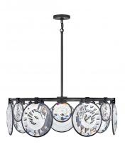 Fredrick Ramond Merchant FR31265BLK - Medium Drum Chandelier