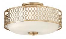 Fredrick Ramond Merchant FR35601BRG - Medium Semi-Flush Mount