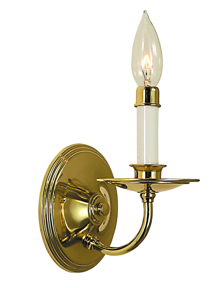 1-Light Satin Pewter Jamestown Sconce