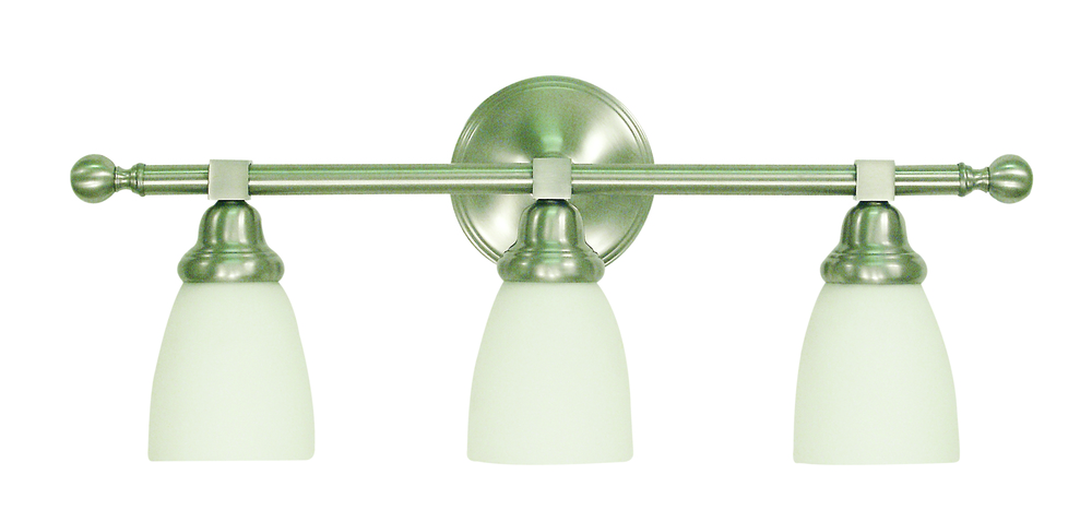 3-Light Brushed Nickel Taylor Sconce