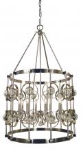 Framburg 5037 PN - 8-Light Ephemeris Foyer Chandelier