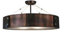 Framburg 5394 RB/EB - 4-Light Roman Bronze/Ebony Oracle Flush / Semi-Flush Mount