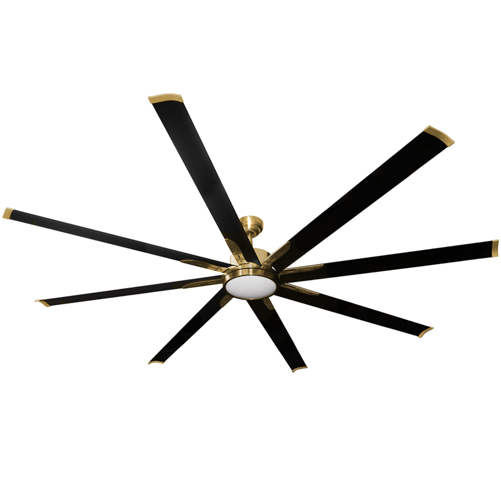 Barecelona 8-Blade 84" CG Fan Matte Black Blades