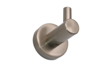 HOMEnhancements 20733 - Modern Round Single Robe Hook - Satin Nickel