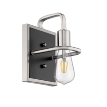 HOMEnhancements 19923 - Justin 1-Light Wall Sconce - MB with NK Accents