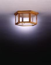 Northeast Lantern 4604-AB-MED2-FST - Flush Antique Brass 2 Medium Base Sockets Frosted Glass