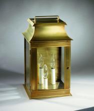 Northeast Lantern 5631-VG-LT3-FST - Pagoda Wall Verdi Gris 3 Candelabra Sockets Frosted Glass