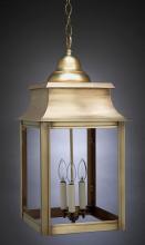 Northeast Lantern 5652-DB-LT3-CLR - Pagoda Hanging Dark Brass 3 Candelabra Sockets Clear Glass