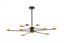 Bethel International Canada BE18C38B - Black LED Chandelier