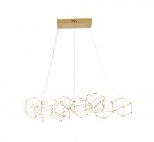 Bethel International Canada BE34C45G - Stainless Steel LED Chandelier