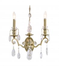 Bethel International Canada BET73 - Metal & Crystal Wall Sconce