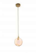 Bethel International Canada BU05P7G - Gold LED Single Pendant Lighting