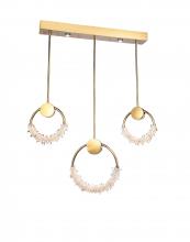 Bethel International Canada BU09C47G - Gold LED Chandelier