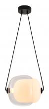 Bethel International Canada DLS38P12W - Metal & Glass LED Pendant