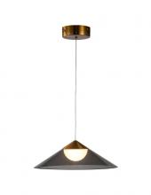 Bethel International Canada GL333P13G - Metal & Acrylic LED Pendant