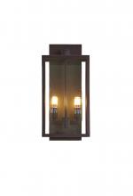 Bethel International Canada KC02W21BLK - Bronzed Black Outdoor Wall Sconce