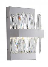 Bethel International Canada LX61W10CH - Stainless Steel & Crystal Wall Sconce