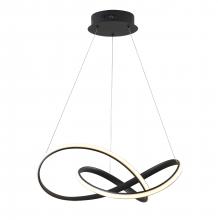 Bethel International Canada OC09C23B - Matte Black LED Chandelier