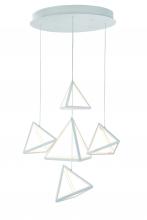 Bethel International Canada OC12C23W - White LED Chandelier