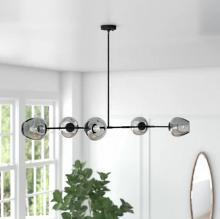 Bethel International Canada SH02B-SMK - Black Chandelier