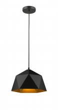 Bethel International Canada YS7702-1PS-BK - Black Single Pendant Lighting