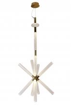 Bethel International Canada ZD05C35G - Metal & Glass LED Chandelier