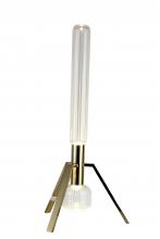 Bethel International Canada ZD13T25G - Metal & Glass LED Table Lamp