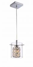 Bethel International Canada ZP48 - Chrome Single Pendant Lighting