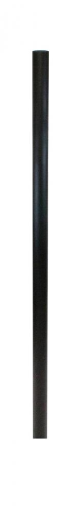 7' ALUM POST 2.95 X .050 X 84" BLACK W/NO CROSSARM