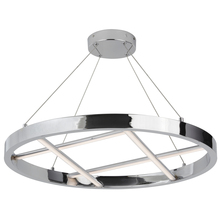 Dainolite DNT-2440LEDC-PC - 40W Chandelier, Polished Chrome w/ White Silicone Diffuser