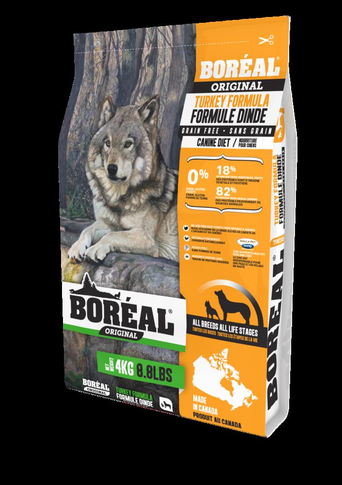 Boréal Original, Dog Food, All Breeds, Turkey Formula 4kg,