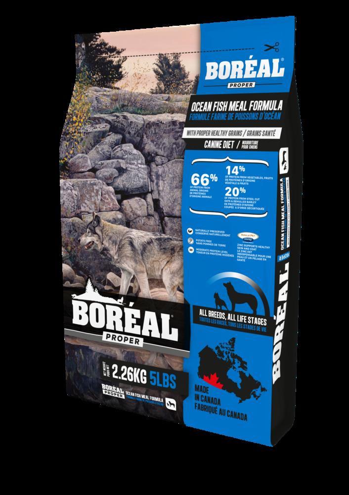 Boréal Proper, Dog Food, All Breeds, Ocean Fish Meal Formula 2.26kg