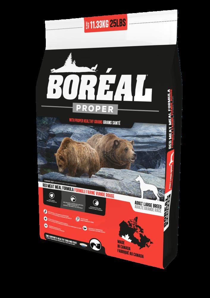 Boréal Proper, Dog Food, Large Breed, Red Meat Meal Formula  11.33kg