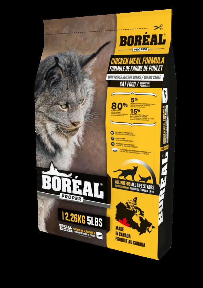 Boréal Proper, Cat Food, All Breeds Chicken Meal Formula 2.26kg