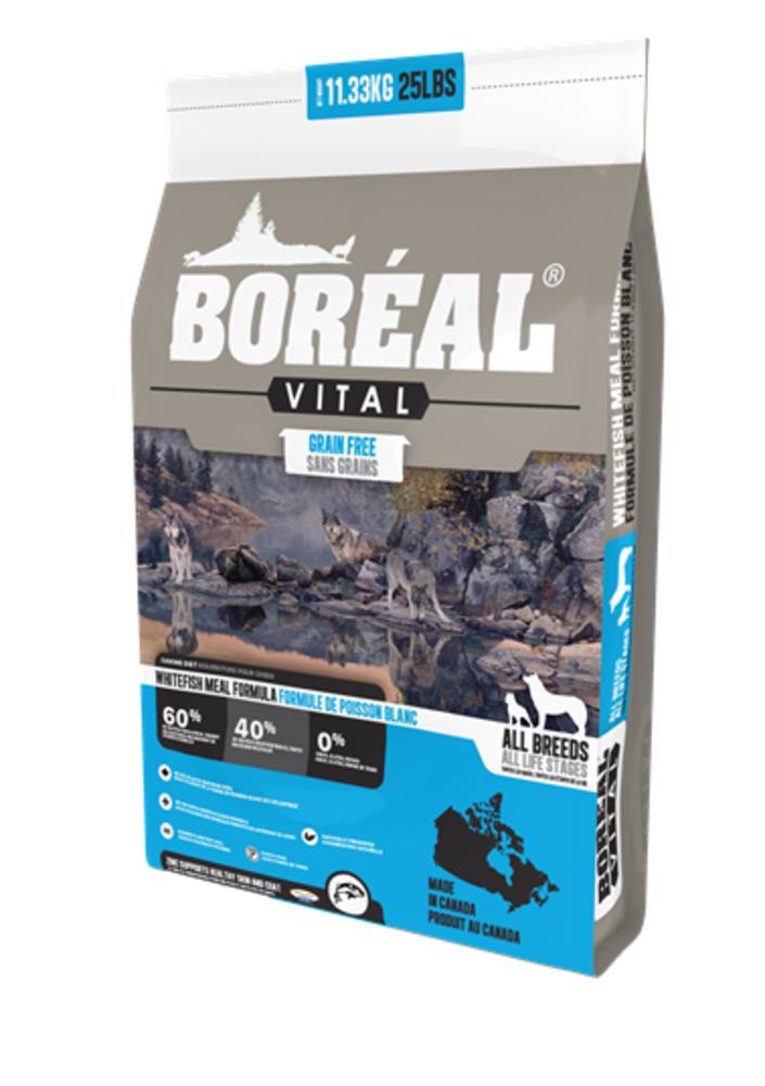 Boréal Vital, Dog Food, All Breeds, Whitefish Meal Formula 11.33kg