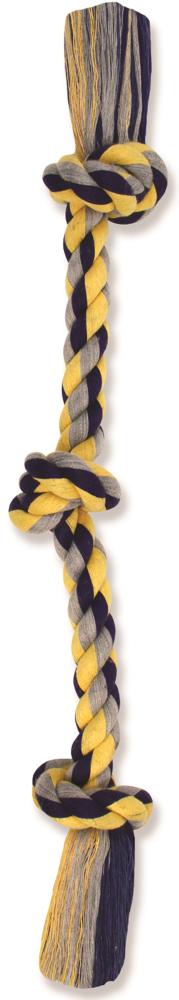 Md 20" Cottonblend Color 3 Knot Rope Tug