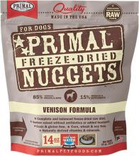 Primal 00895135000021 - Canine Venison Formula Nuggets