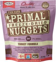 Primal 00895135000076 - Feline Turkey Formula Nuggets